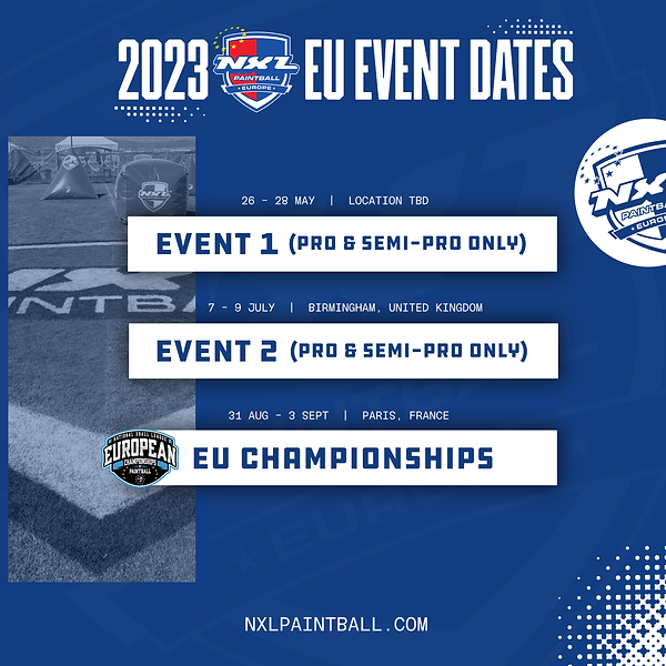 NXL EU EVENTS NXL PAINTBALL